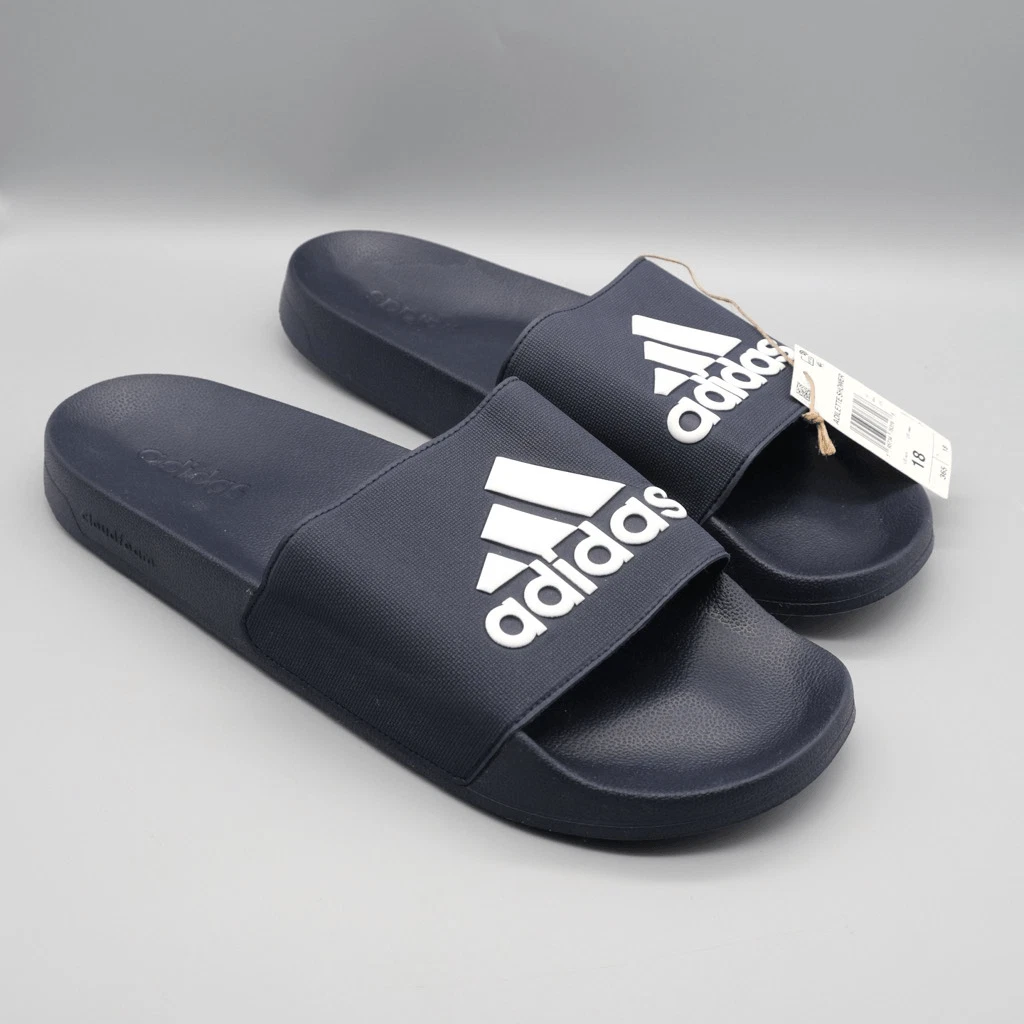 Adidas Adilette Cloudfoam sandali infradito da doccia uomo taglia 18 nuovi con etichette