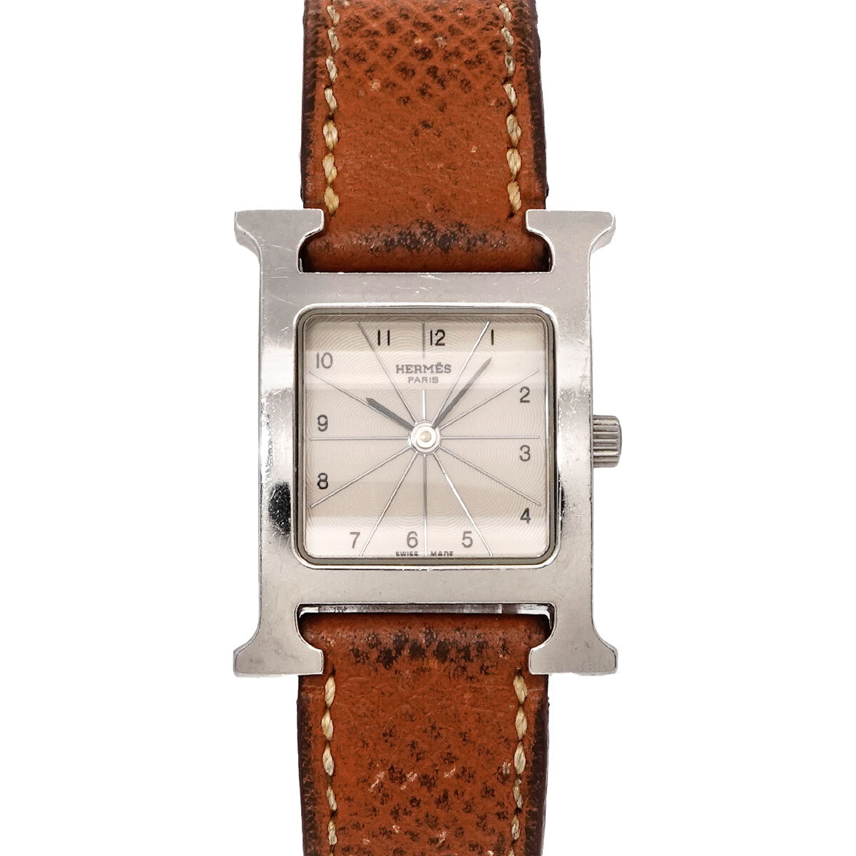 924 HERMES エルメス Hウォッチ HH1.210 12Pシェル エルメス Hウォッチ HH1.285 ゴールド レディース 時計 【中古