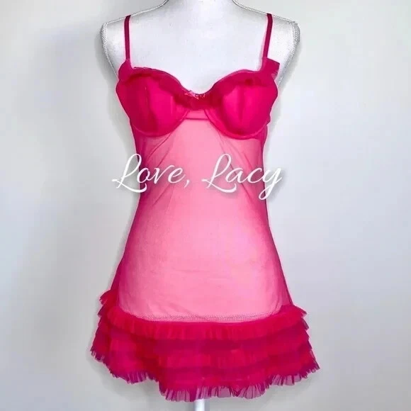 UNDERCOVER Slip Victoria's Secret Sexy Little Things in tulle