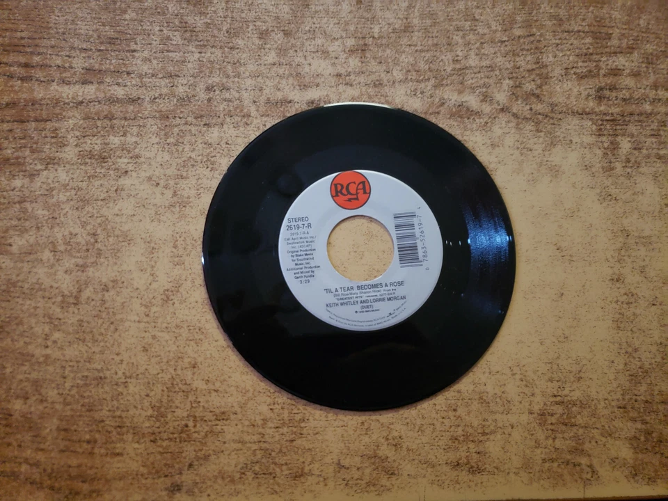 1990S MINT-EXC KEITH WHITLEY 'Til A Tear Becomes A Rose/LADY'S CHOICE 2619 45 - Image 2 of 2