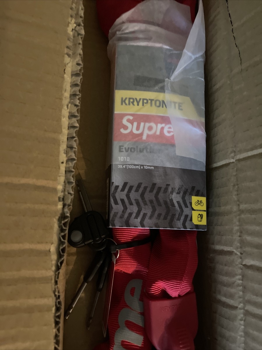Supreme® Kryptonite Integrated ChainLock Supreme®/Kryptonite Integrated Chain Lock – Supreme