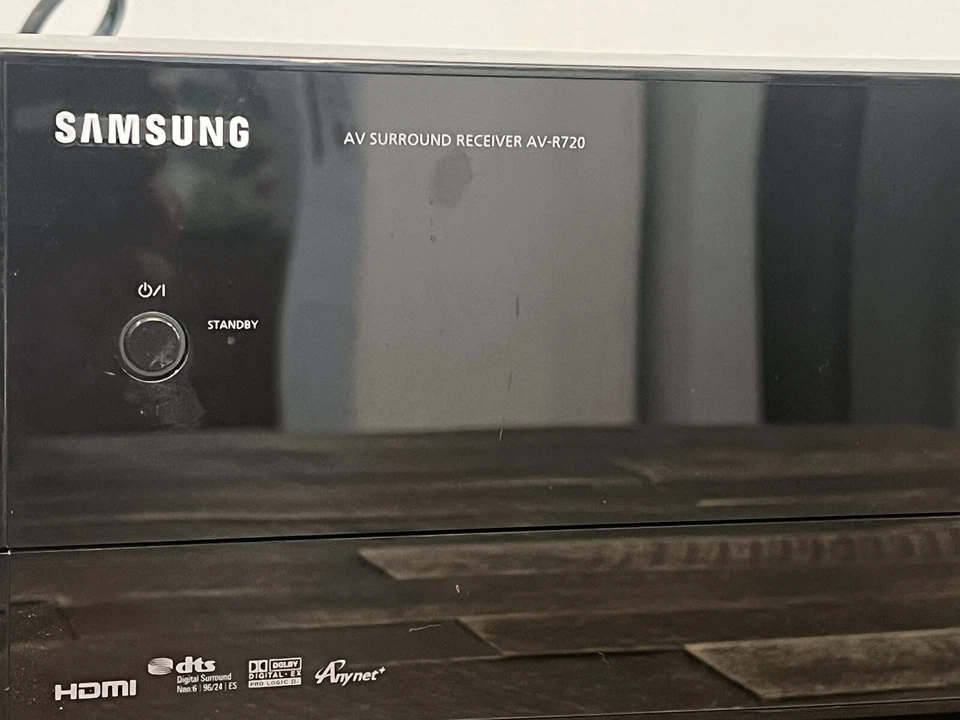 SAMSUNG AV-R720 7.1 SURROUND SOUND RECEIVER 100W Parts Only - Image 2 of 4