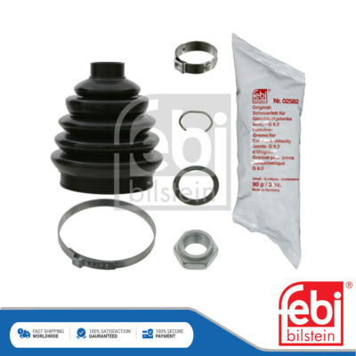 Fits VW Golf Caddy Polo Scirocco Seat Ibiza CV Joint Boot Set Front Febi
