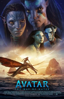 James Cameron's Avatar: The Way of Water Movie Poster | 11x17 | 2022 | NEW | USA