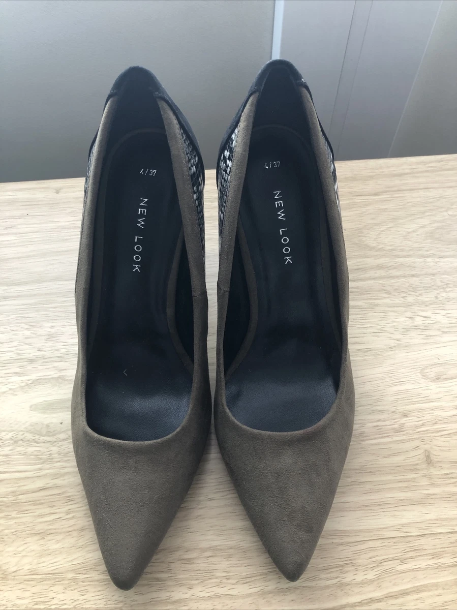 Snake print best sale heels new look