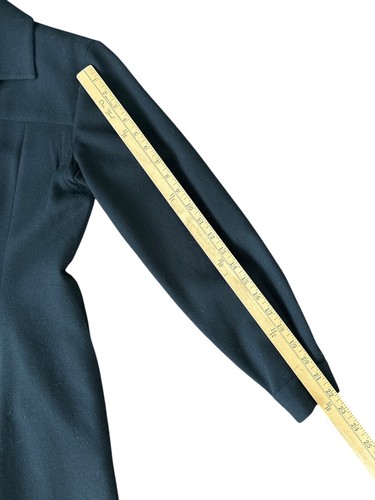 Abrigo Jones New York Vintage 100% Lana Negro - Imagen 8 de 11