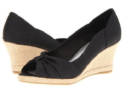 lifestride wedges black