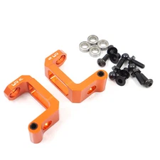 Yeah Racing HPI RS4 Sport 3 Orange Aluminum Ball Bearing C-Hub Set RSS3-003OR