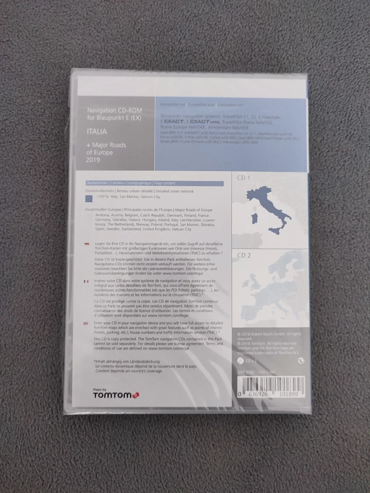 ITALIA 2019 Navigation CD Blaupunkt Travelpilot E BNS 5.0 RNS 300 Ford EX - Bild 2 von 2