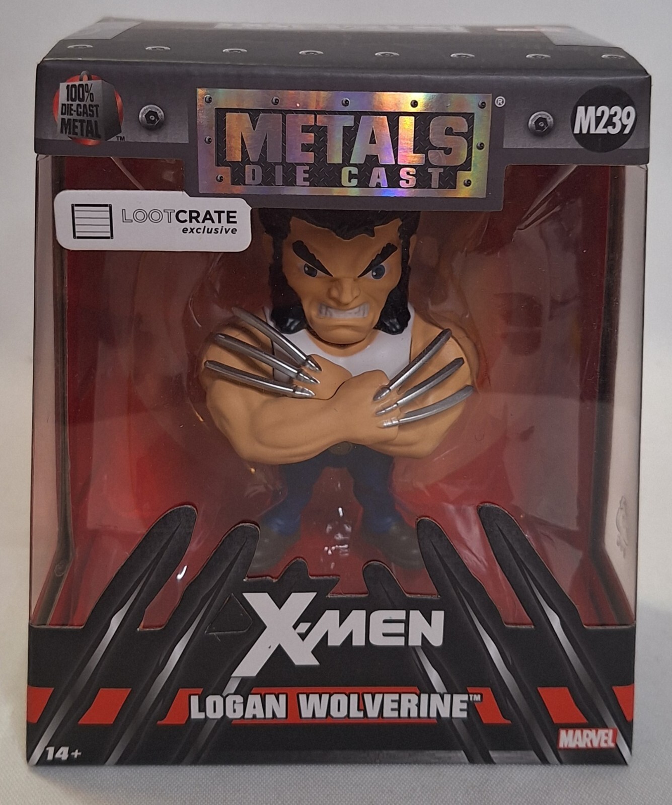 JADA TOYS Metals Die Cast LOGAN WOLVERINE Figure 2017 