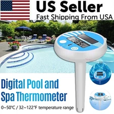 Digital Solar Powered Outdoor Floating Waterproof Rainproof Pool SPA Thermometer