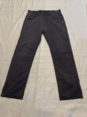 Kirkland Signature EUC Men's Grey Jeans Size 34 Flat Front A9