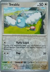 Swablu 169/197 Reverse Holo Obsidian Flames