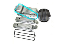 1958-79 Small Block Chevy Sbc 283-350 Tall Retro Finned Engine Dress Up Kit