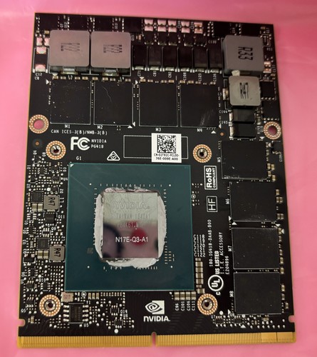 Nvidia Quadro P4000 8GB GDDR5 Laptop Graphics Card