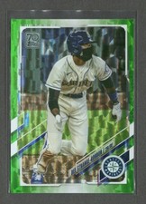 2021 Topps #119 Dee Strange-Gordon Green Ice Parallel /499 Seattle Mariners
