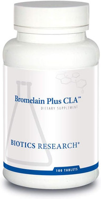 Bromelain plus CLA Supplies Bromelain and Papain, Provides Supplemental Enzyme S