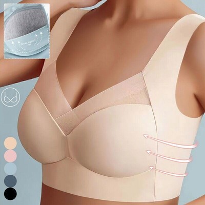 Wmbra Haltungskorrigierender BH, bügelloser Push-Up, ergonomischer Komfort, R8Y4