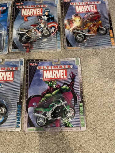 Maisto Ultimate Marvel Motorcycle Collection Series 1 Lot Of 11 Vehicles - Picture 5 of 9