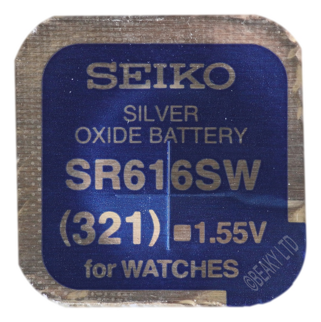 Genuine Seiko SB-AF 321 SR616SW Silver Oxide Watch Battery 1.55v 1-Pack for  sale online | eBay