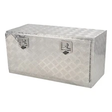 36"x18"x17"Aluminum Tool Box Truck Trailer Bed Underbody Storage+Lock&Key Silver