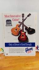 GIBSON NIGHTHAWK USA GUITAR  1994 PRINT AD  10 X 8    7