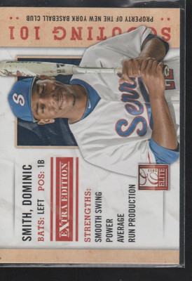 DOMINIC SMITH 2013 ELITE EXTRA EDITION SCOUTING 101 CARD #16