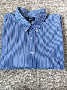 ralph lauren striped short sleeve shirt