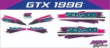 SEADOO GTX 1996  Graphics / Decal / Sticker Kit FULL CUSTOM COLOR
