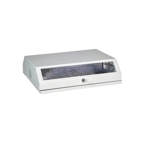 19” Wandgehäuse Netzwerkschrank 3HE vertikal + 5HE horizontal weiß ProfiPatch