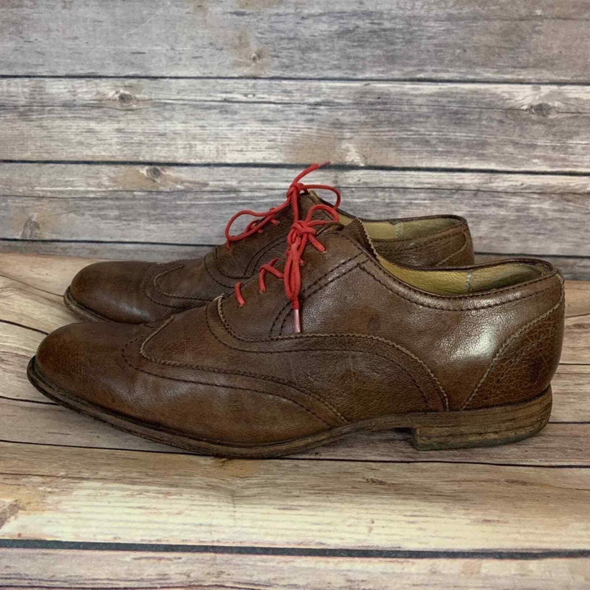 Frye Harvey Wingtip Oxford Shoes (Size 9.5) | eBay display picture 2