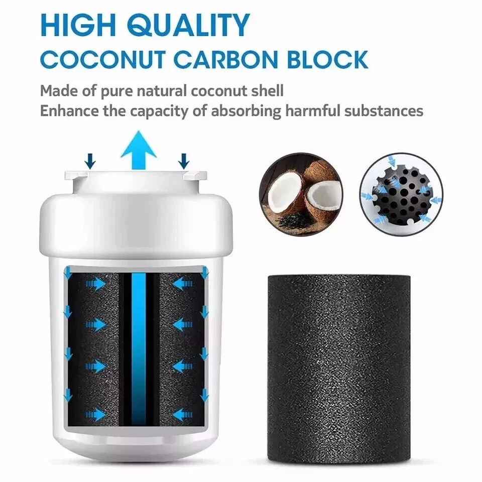 PACK 4 Nuevo Genuino GE MWF GWF 46-9991 MWFP Smartwater Nevera Filtro de Agua EE. UU. Foto 4 de 4