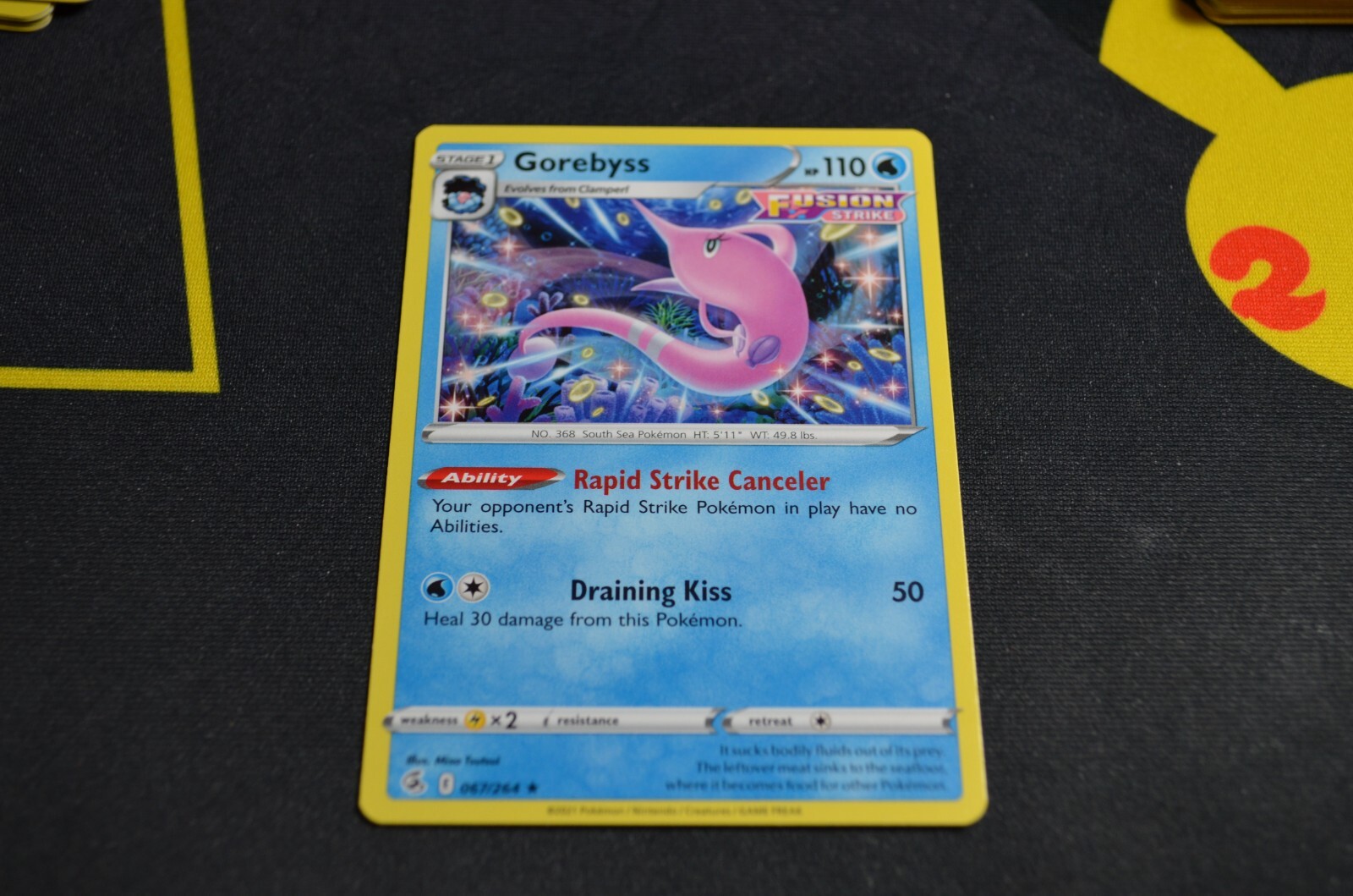 Pokemon FUSION STRIKE GOREBYSS RARE 067/264 NM/Mint PACK FRESH