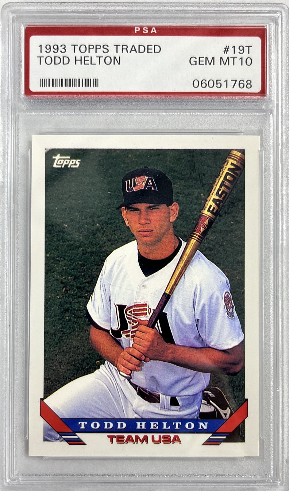 1993 TOPPS TRADED #19T TODD HELTON PSA 10 ROOKIE 06051768