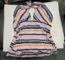 Anne Cole Multi Color Swimwear Top