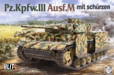 Takom 8002 Maßstab 1:35 Pz.Kpfw. III Ausf. M mit schürzen