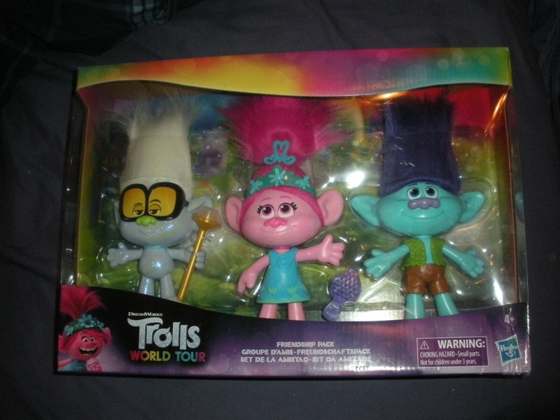 Trolls World Tour Friendship Pack Dolls 3 Pack (2020) Hasbro Dreamworks NEW.