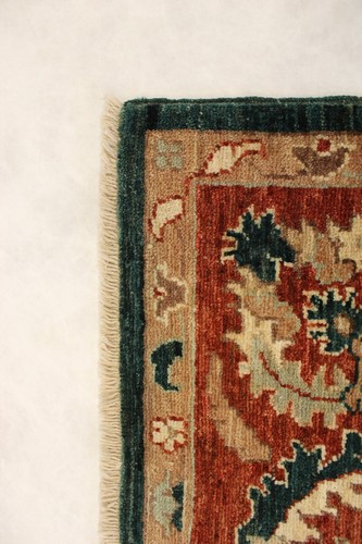 6'2" x 8'11" ft. Afghan Oushak Vegetable Dye Hand Knotted Oriental Wool Rug - Picture 7 of 8