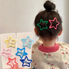 Star Hair Clips Children Hairpin Grip Girls Kids Small Headwear 3PCS Set