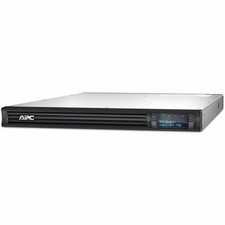 APC Smart-UPS, Line Interactive, 750 VA, LCD, Rackmount 1U, 120V, 4x NEMA 5-15R