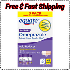 UPC 681131297936 product image for Equate Omeprazole Magnesium Delayed Release 42 Capsules Acid Reducer New. | upcitemdb.com