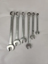 Caterpillar Tractor Co SAE Combination Wrench Set 6 Pieces 3/4 - 3/8 Inch Used