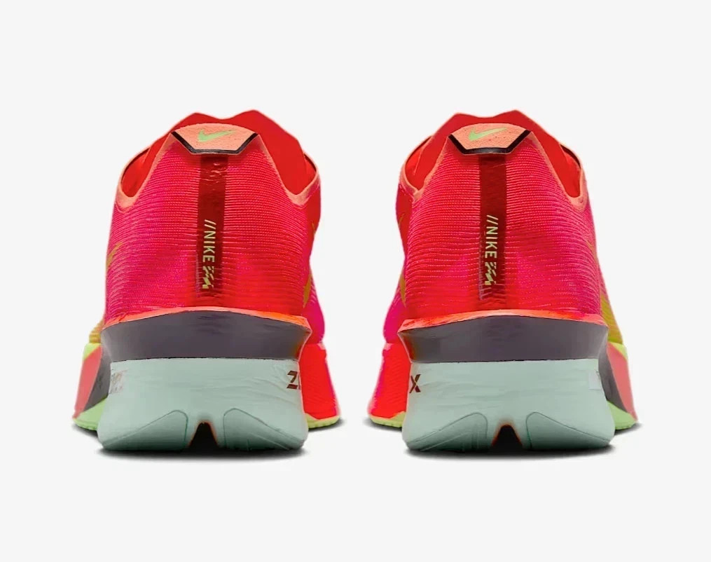 Nike Zoomx Vaporfly Next% 4 Men\'s Size 12 Bright Crimson Lime Blast HF6414 600 Nike ZoomX Vaporfly Next% 4 Bright Crimson Lime Blast HF6414  main image 4