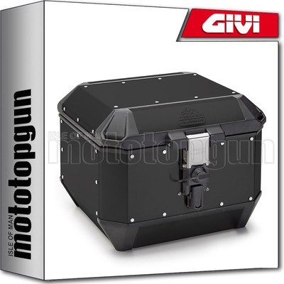 TREKKER ALASKA BLACK ALUMINIUM TOP CASE 44 LT GIVI KAWASAKI NINJA 300 2013 13
