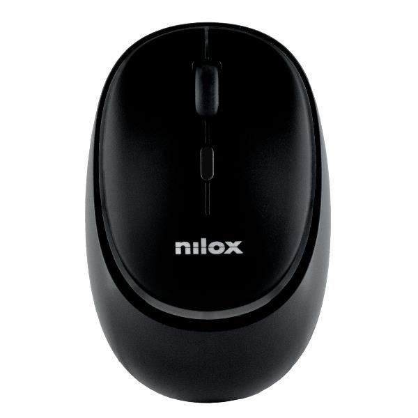 Nilox Nero Mouse Wireless Bluetooth Usb 1600 Dpi Clic Silenzioso Batteria Ricaricabile - Immagine 3