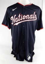 2024 Washington Nationals Amos Willingham #54 Game Issued Navy Jersey 46 970