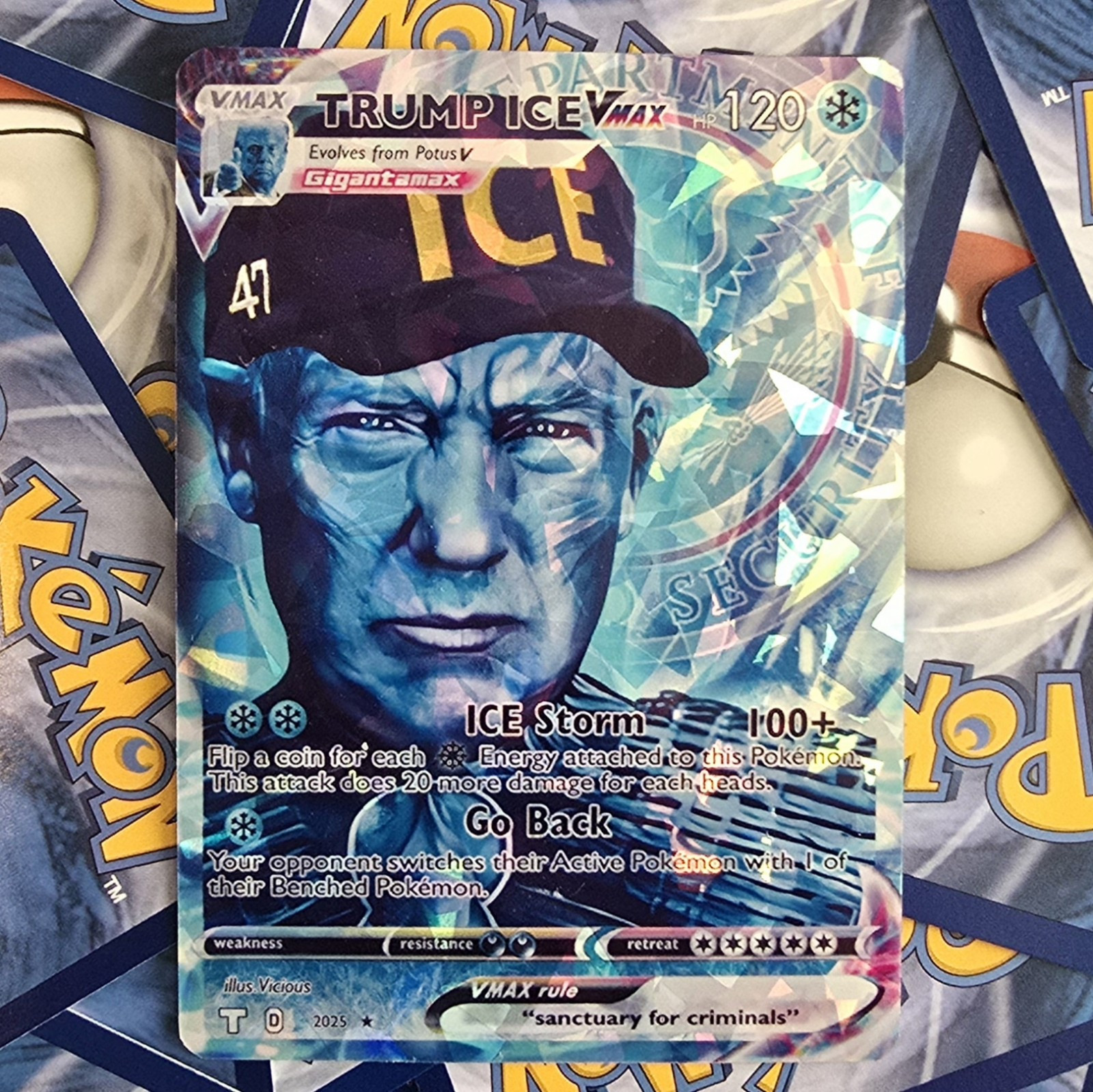 Trump Ice Pokemon Card | eBay Trump Ice Pokemon Card | eBay