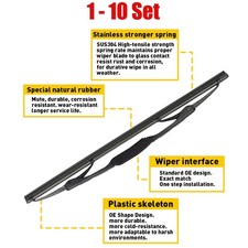 1-10set Rear Arm Fit W Wiper 10-17 Blade Gmc Terrain Chevrolet 84059856 Equinox