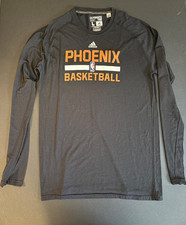 Derrick Jones Jr. Phoenix Suns Game Worn Warm up Shirt #10 Adidas L Tall