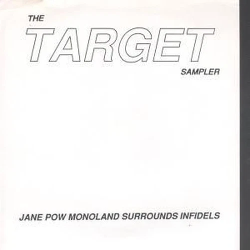 Jane Pow/Infidels Target Sampler 7" Vinyl UK Target 1991 Flexi Disc In Fold Over